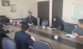 جلسه معاون پژوهشی مرکز تحقیقات و آموزش کشاورزی گلستان با معاون و رؤسای ادارات واحد آموزشی شهید حاجی کریمی گرگان