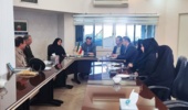 دیدار نوروزی نمایندگان اعضای غیر هیات علمی با رئیس مرکز تحقیقات، آموزش کشاورزی و منابع طبیعی استان گلستان